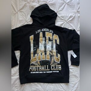 LAFC MLS Black and Gold Hoodie